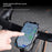 ENLEE Bicycle Handlebar Phone Mount Holder Anti Slip Silicone Strap Shock Absorbing Cellphone Stand - Black - 4