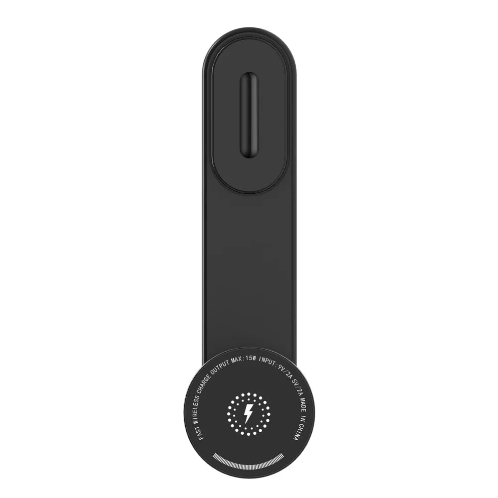 CG3 15W Wireless Charging Magnetic Phone Holder Aluminum Alloy Bendable Arm Car Cellphone Mount - 2