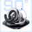 S07 Car Dashboard Phone Holder 360 Degree Rotation Nano Gel Mount for Vehicle Navigation - Black - 5