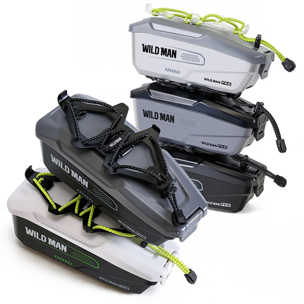 WILD MAN FK6 1L Bike Frame Bag Phone Holder Mount Waterproof Quick Release Cycling Pouch for MTB Road Bike - Black - 4