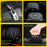 WILD MAN GD800 4L Electric Bike Rear Seat Bag EVA Hard Shell Waterproof Tail Box with Lock for E-bike Motorcycle - Black - 5