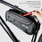 WILD MAN XT9 1.8L Bike Frame Bag IPX6 Waterproof EVA Hard Shell Triangle Bag for Mountain Road Bicycle - Black/Honeycomb Texture - 5