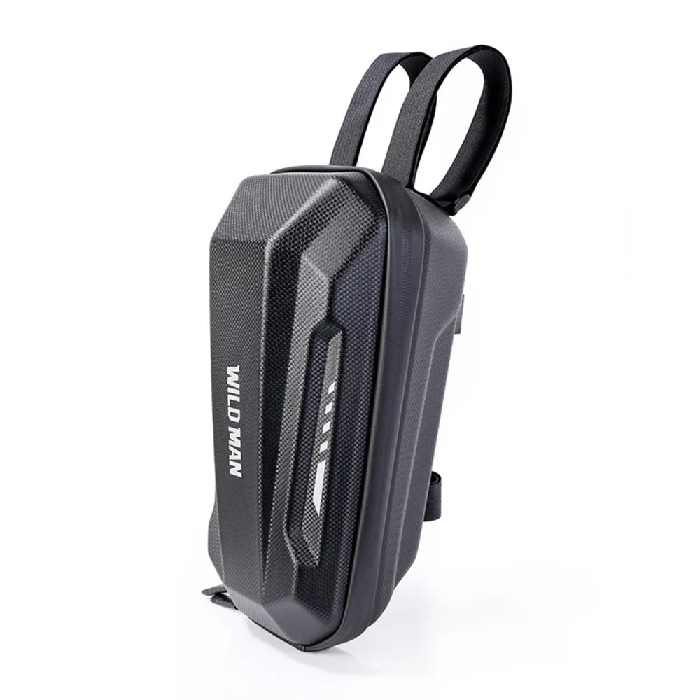 WILD MAN GD9 Electric Scooter Front Bag Waterproof EVA Hard Shell Bike Handlebar Storage Bag - Black/3L - 1