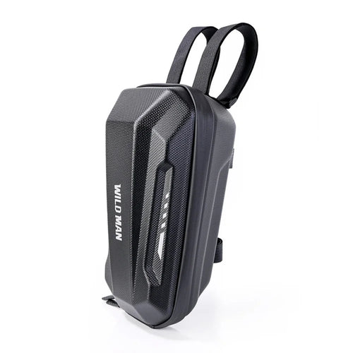 WILD MAN GD9 Electric Scooter Front Bag Waterproof EVA Hard Shell Bike Handlebar Storage Bag - Black/3L - 1