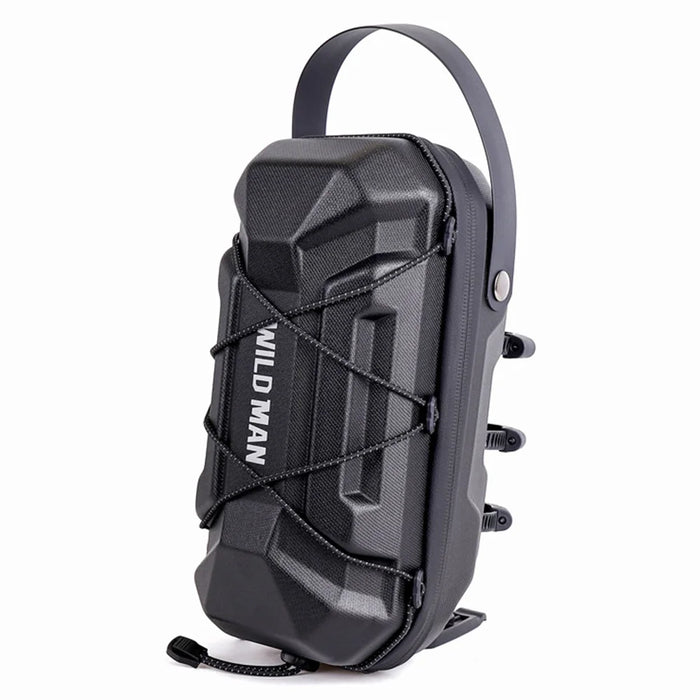 WILD MAN GD6X PLUS 3L Front Frame Bag Quick Release EVA Hard Shell Bicycle Fork Bag for E-Scooter Folding Bike - Black/3L - 1