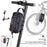 WILD MAN GD6X PLUS 3L Front Frame Bag Quick Release EVA Hard Shell Bicycle Fork Bag for E-Scooter Folding Bike - Black/3L - 2
