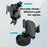 LDNIO MW21-1 15W Wireless Charging Car Mount Automatic Electric Clamping Auto-Grip Phone Holder with Suction Cup Base - Black - 4