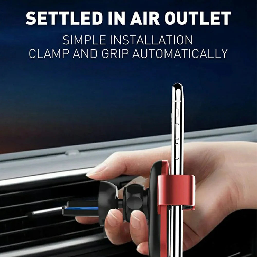 LDNIO MG01 Gravity Car Phone Holder 360 Degree Rotation Auto Lock Air Vent Mount for 4.7-7 Inch Smartphones - Black - 7
