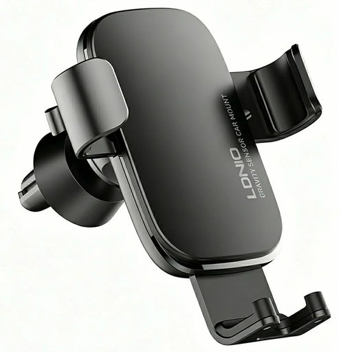 LDNIO MG10 Gravity Sensor Car Phone Holder Air Vent Mount 360 Degree Rotation Auto Lock Phone Mount for 4.7-7 Inch Smartphones - Black - 1