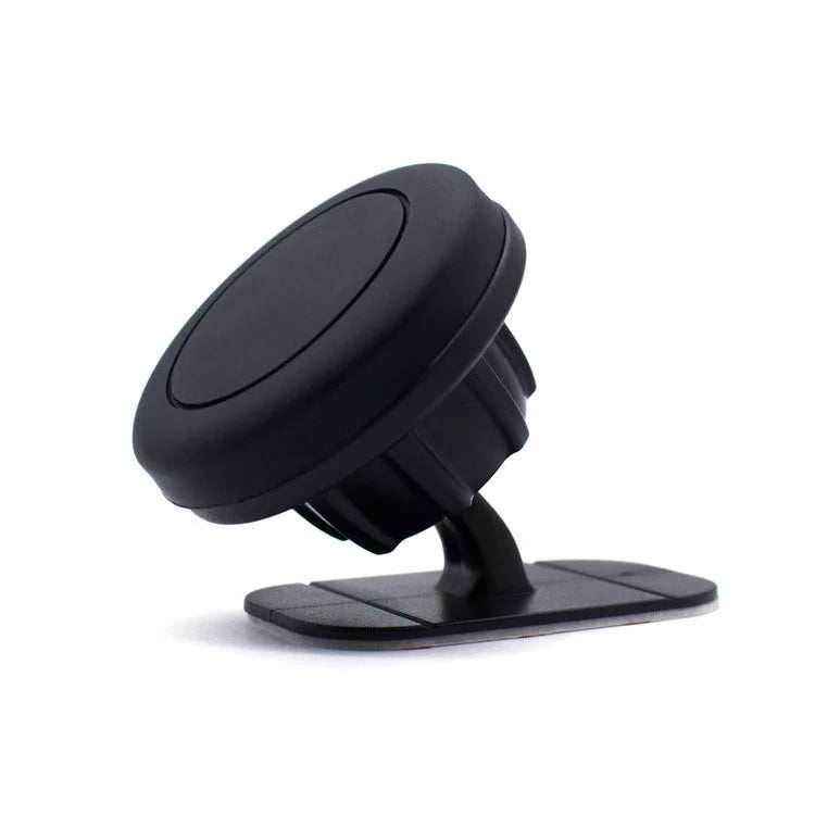 Car Magnetic Phone Mount 360 Degree Rotating Adhesive Base Vehicle GPS Navigation Phone Holder - Black - 4