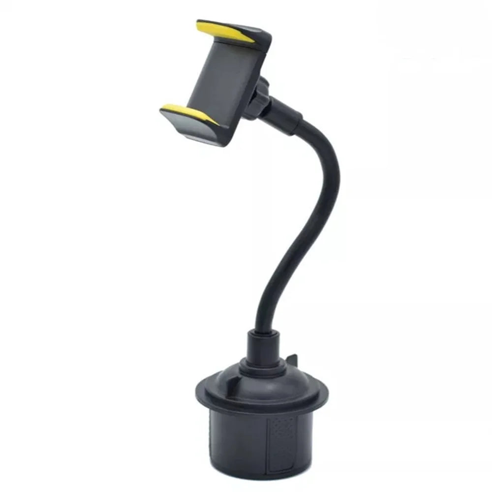 Long Arm Car Cup Holder Phone Bracket Flexible Hose Universal Cellphone Stand - 1