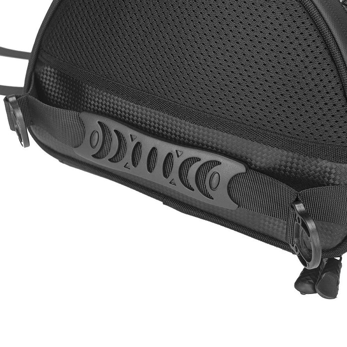 RZAHUAHU 13L Waterproof Motorcycle Rear Seat Bag Large Capacity Hard Shell Multifunctional Motorbike Tail Bag - 7