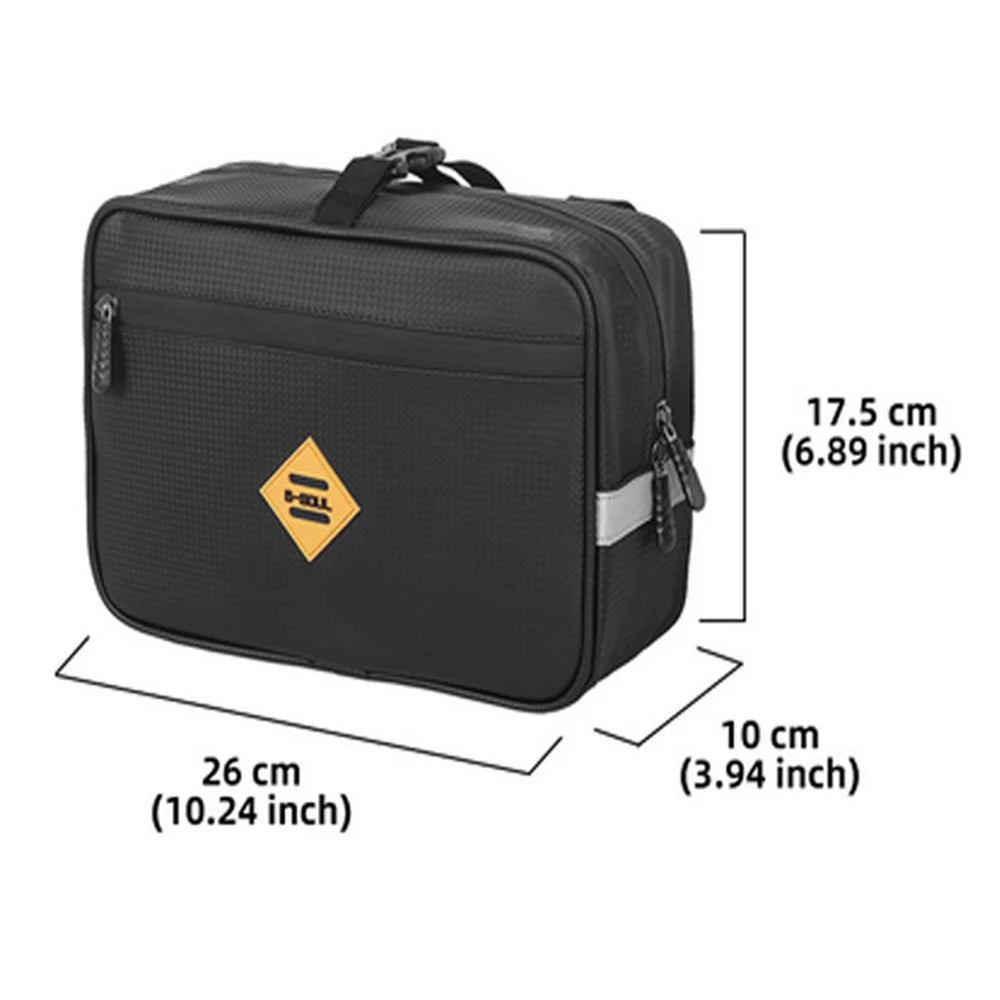 B-SOUL Motorcycle Rear Seat Side Hanging Bag Waterproof Motorbike Bicycle Electric Bike Pannier Bag Tools Storage Bag - 6