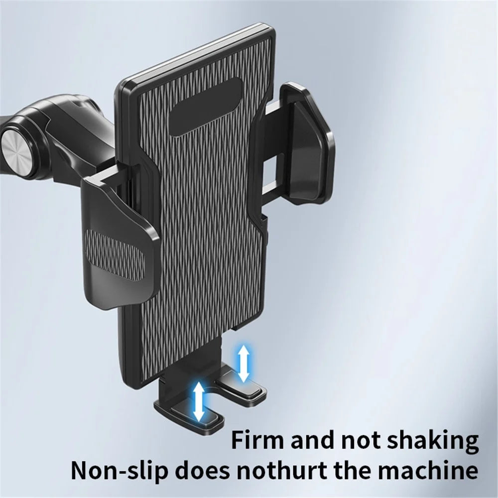 XZ3+JZ6 Nano Suction Cup Base Phone Holder Automatic Clamping Three Segment Bracket for Car Dashboard / Windshield - 4