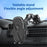 XZ3+JZ3 Car Dashboard / Windshield Mount Three Segment Nano Suction Cup Base Automatic Clamping Phone Holder Bracket - 2