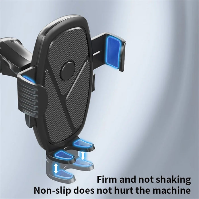 XZ3+JZ3 Car Dashboard / Windshield Mount Three Segment Nano Suction Cup Base Automatic Clamping Phone Holder Bracket - 4
