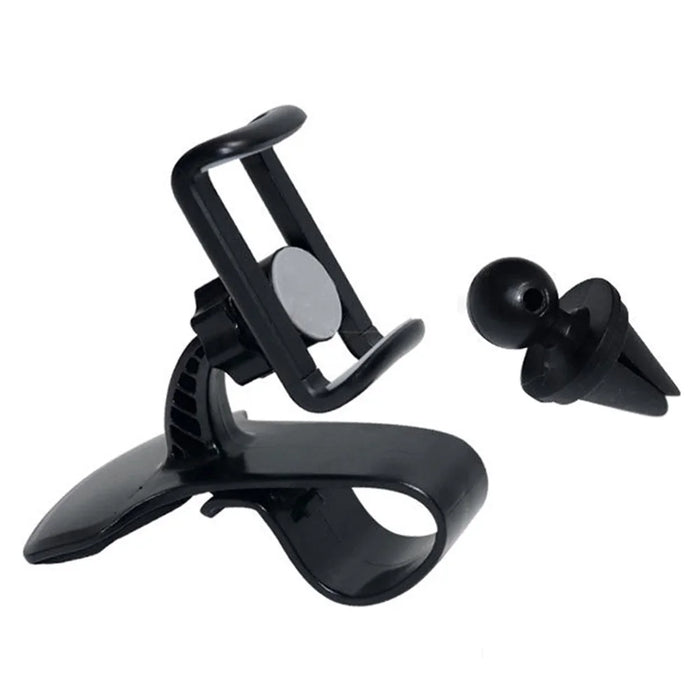 Universal Car Dashboard HUD Clip Phone Holder Rotatable Mobile Phone Stand Bracket with Air Vent Clip - 1