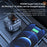 T16 PD 30W Car Charger Bluetooth-compatible MP3 Player FM Transmitter Charger Adapter with LED Screen - 3
