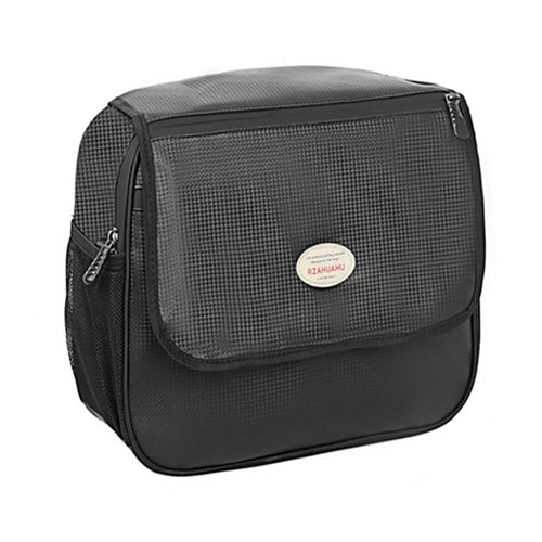 RZAHUAHU 10L Waterproof PU Motorcycle Rear Seat Bag Motorbike Bicycle Tools Storage Tail Bag - 1