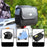RZAHUAHU 10L Waterproof PU Motorcycle Rear Seat Bag Motorbike Bicycle Tools Storage Tail Bag - 4