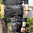 RZAHUAHU Hard Shell 600D Waterproof Fabric Motorcycle Riding Waist Bag Phone Tools Storage Crossbody Bag - 6