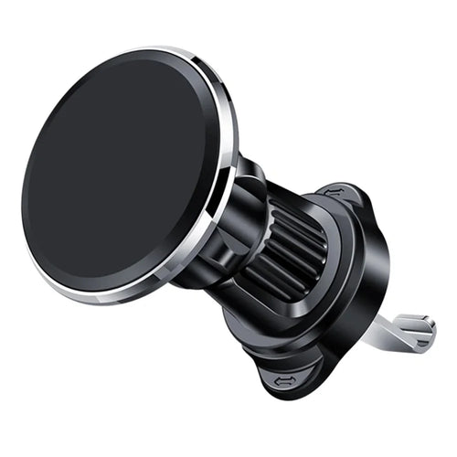 9783 Car Magnetic Cell Phone Holder Car Air Vent Phone Clip Mount Navigation Bracket - Silver - 1