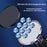 9783 Car Magnetic Cell Phone Holder Car Air Vent Phone Clip Mount Navigation Bracket - Silver - 5