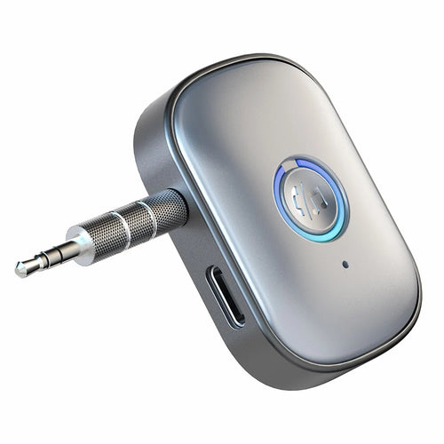 W1 Hands Free AUX Car Bluetooth-compatible Receiver Portable Mini BT 5.3 Receiver Car Audio Adapter - 1