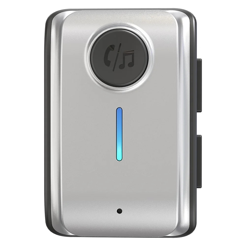W2 Hands Free AUX Car Bluetooth-compatible Receiver Portable BT 5.3 Car Audio Adapter with Type-C Input, TF Card Slot - 2