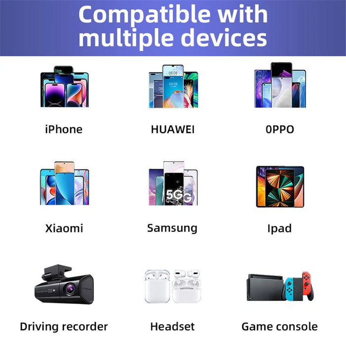 K14 USB + Type-C PD 30W Phone Fast Charging Adapter Car Charger with Spring Type-C Cable - 7