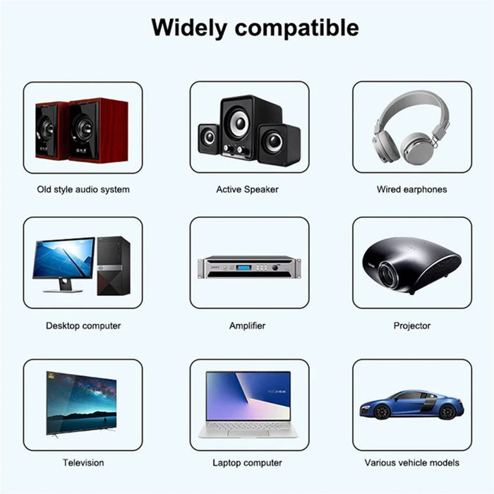 Q5 2-in-1 Bluetooth-compatible 5.3 Audio Adapter with Audio Receiver / Transmitter, Car MP3 Player with Colorful Ambient Light - 7