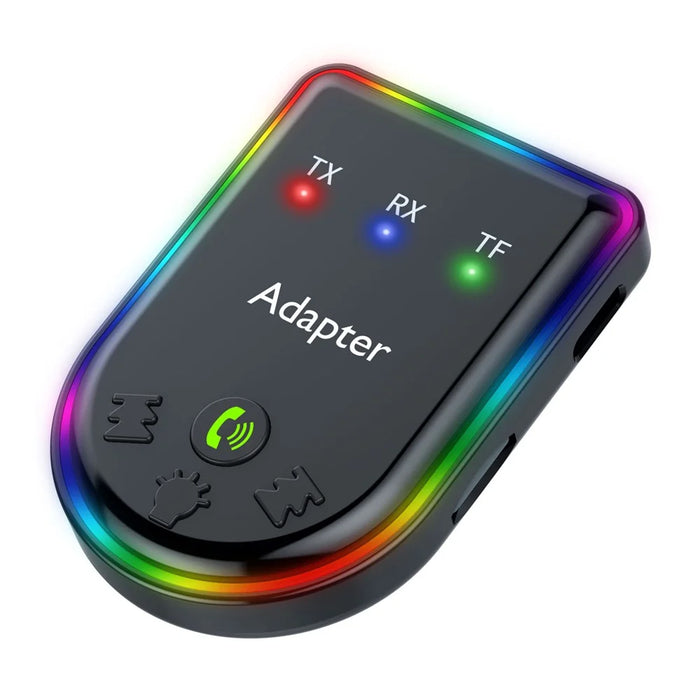 Q6 Portable Mini 2-in-1 Bluetooth-compatible 5.3 MP3 Player Car Audio Adapter Support Receiver / Transmitter - 2