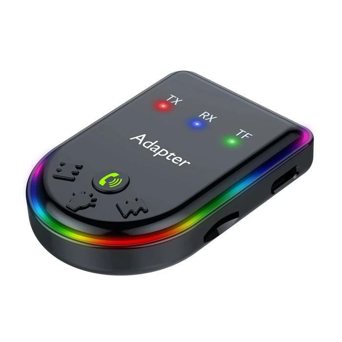 Q6 Portable Mini 2-in-1 Bluetooth-compatible 5.3 MP3 Player Car Audio Adapter Support Receiver / Transmitter - 3