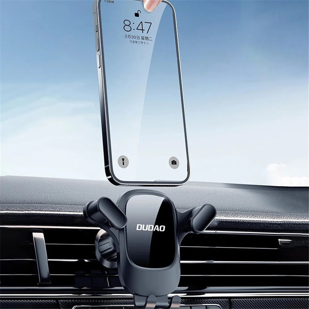 DUDAO F5Pro ABS Car Air Outlet Phone Holder Rotatable Cellphone Bracket - 5