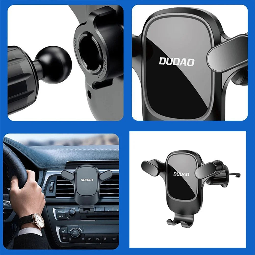 DUDAO F5Pro ABS Car Air Outlet Phone Holder Rotatable Cellphone Bracket - 7