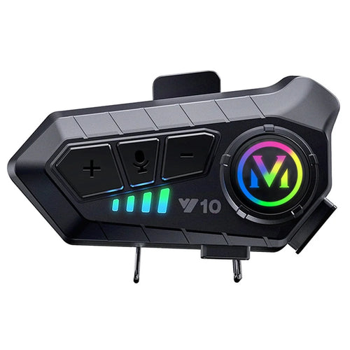 Y10 Motorcycle Helmet Speakers Music Sharing Double Noise Cancellation Helmet Headphone - Soft Microphone - 1