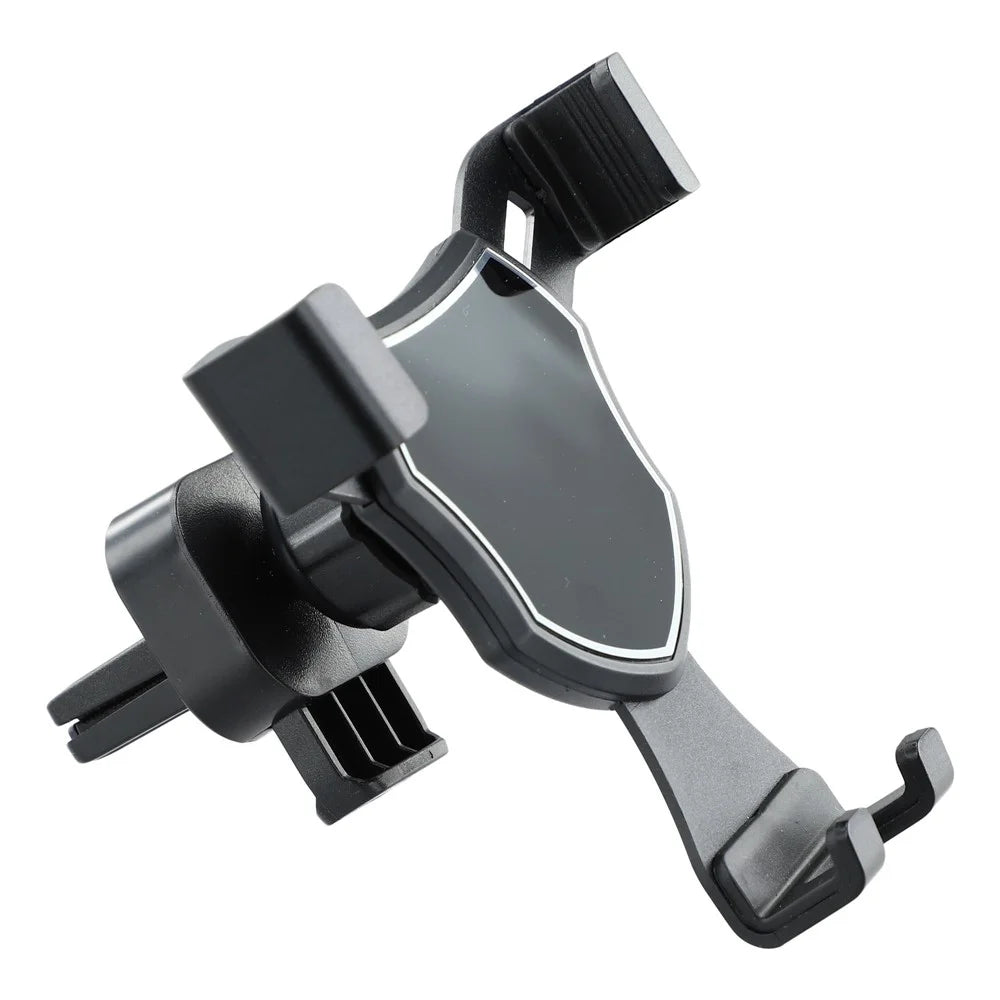 Car Air Outlet Phone Holder 360 Degree Rotating Phone Bracket for iPhone 16 / 16 Plus / 16 Pro / 16 Pro Max - Mirror Black - 2