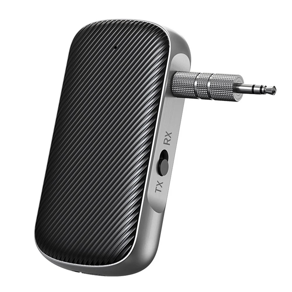 GR11-JL Wireless Bluetooth-compatible 5.3 Adapter Metal Audio Receiver Transmitter Support 2 Phones - 1