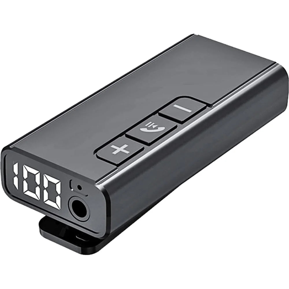 GR13 Car Bluetooth-compatible Adapter Power Digital Display Audio Music Wireless Receiver Hands-free Call Adapter - 1