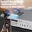 T69 2-in-1 Bluetooth-compatible 5.3 APTX Adaptive Receiver Transmitter Wireless Audio Adapter - 6