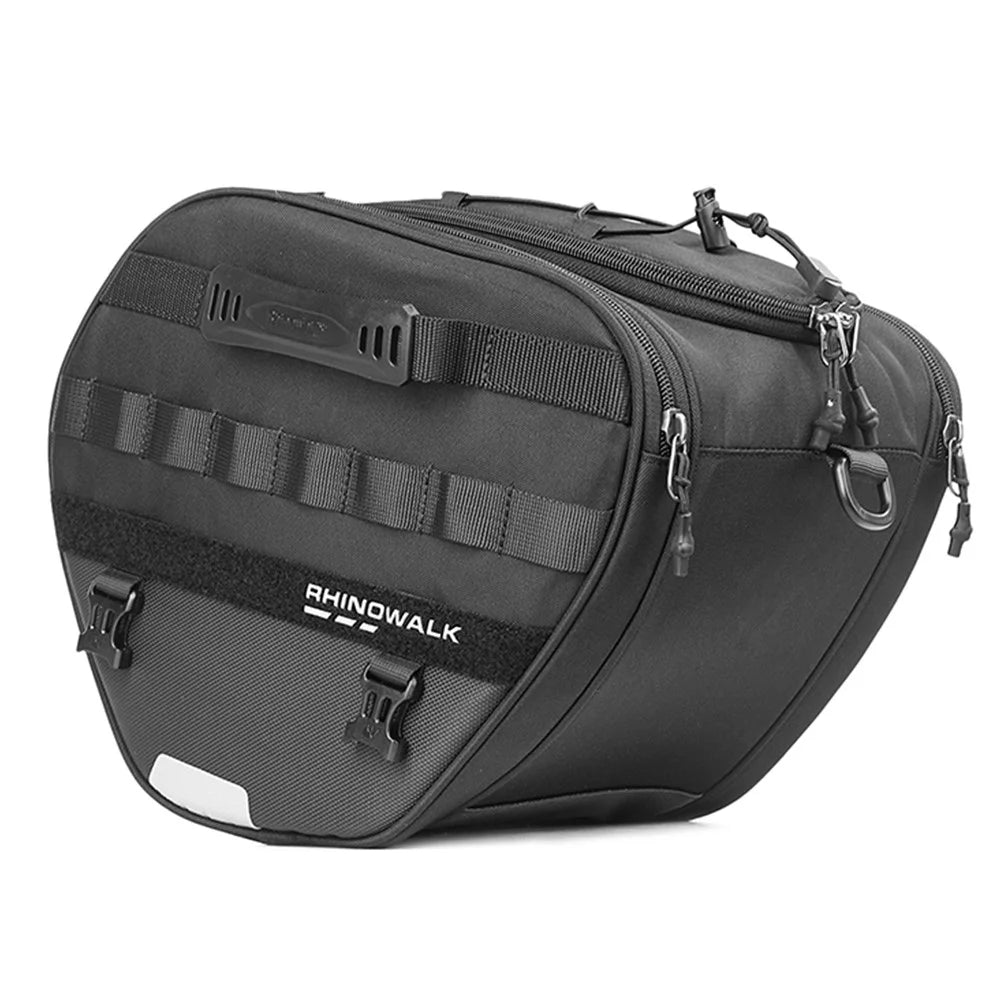 RHINOWALK MTR5001 Motorcycle Seat Front Storage Bag Polyester Motorbike Tail Pannier Pack - 1