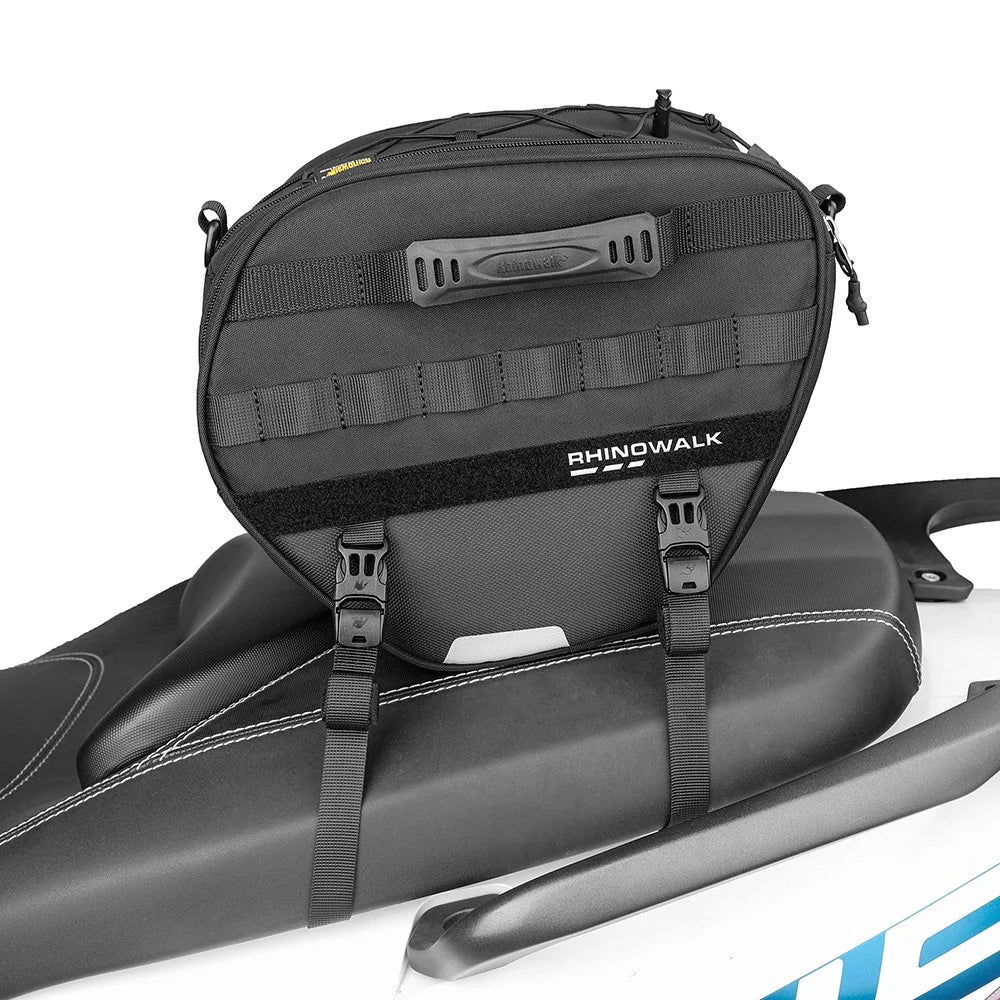 RHINOWALK MTR5001 Motorcycle Seat Front Storage Bag Polyester Motorbike Tail Pannier Pack - 4