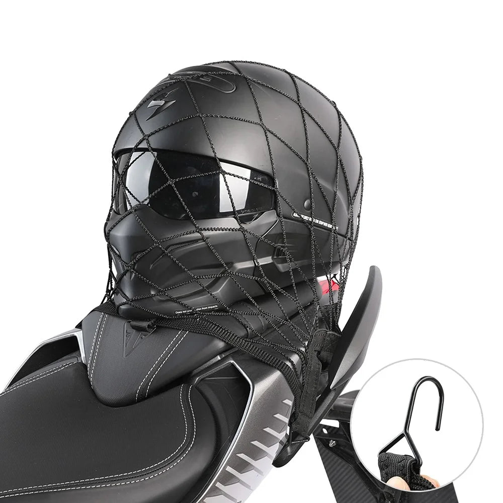 RHINOWALK Motorcycle Helmet Fixing Net Anti-lost Motorbike Tail Helmet Holder Net - MTR003A - 2