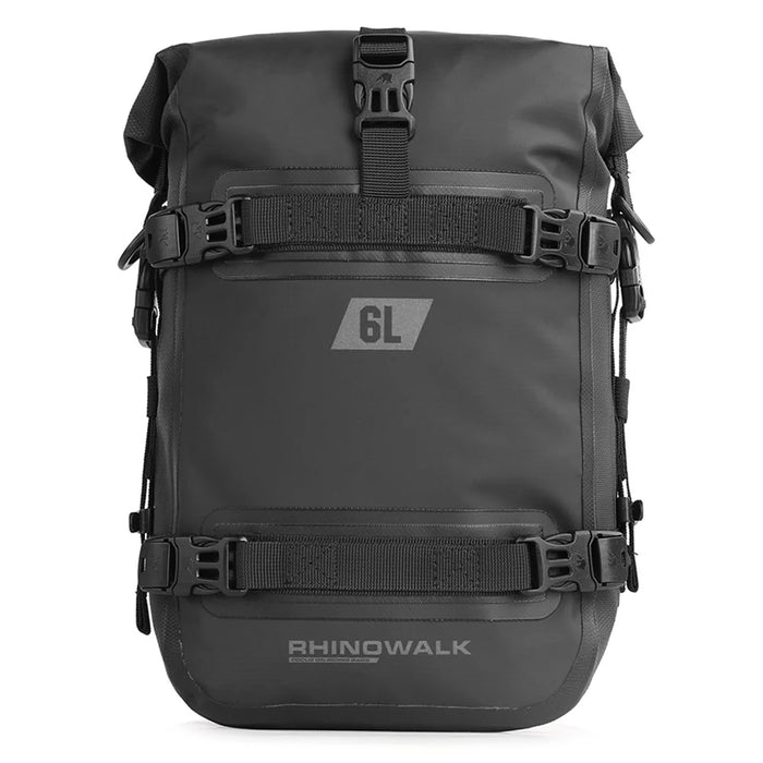 RHINOWALK MT2206 6L Waterproof Motorcycle Side Storage Bag Motorbike Side Bumper Bag - Black - 2