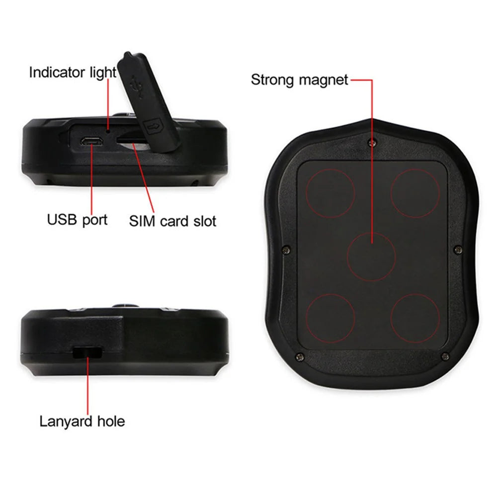 TKSTAR TK905B Car GPS Tracker 150 Days Standby Magnetic Mount Tracking Locator (4G Version) - 4