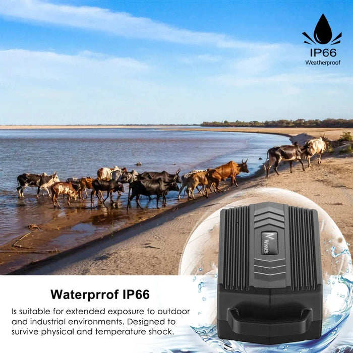 WINNES TK935 Waterproof Tracker Real Time Tracking Locator with Collar (Non-Magnetic) - 3