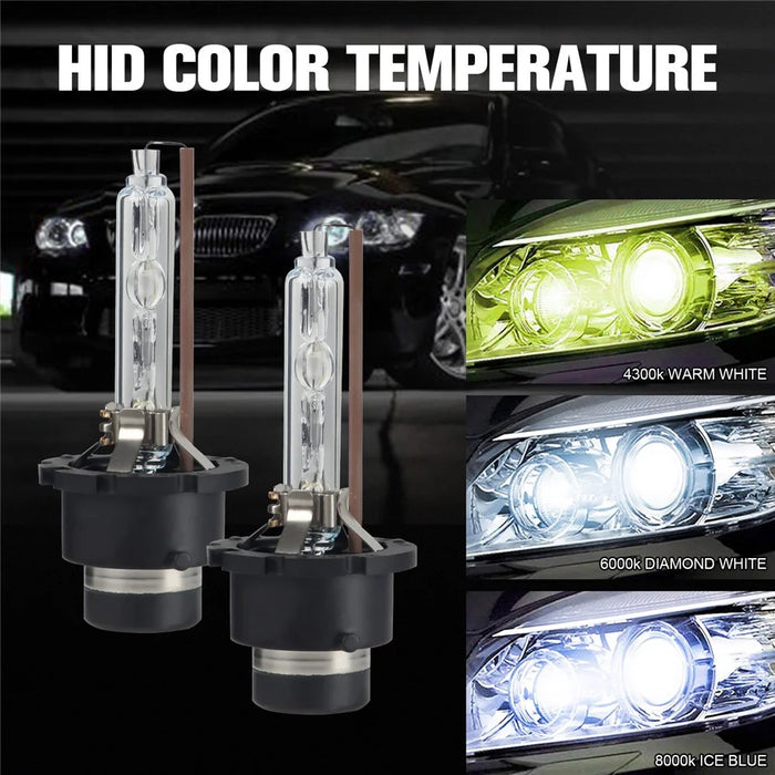 1 Pair EAGLEVISION D2S B0002 4300K Warm White Xenon Headlight Automotive Lighting HID Bulbs - 5