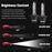 1 Pair EAGLEVISION D2S B0002 4300K Warm White Xenon Headlight Automotive Lighting HID Bulbs - 6