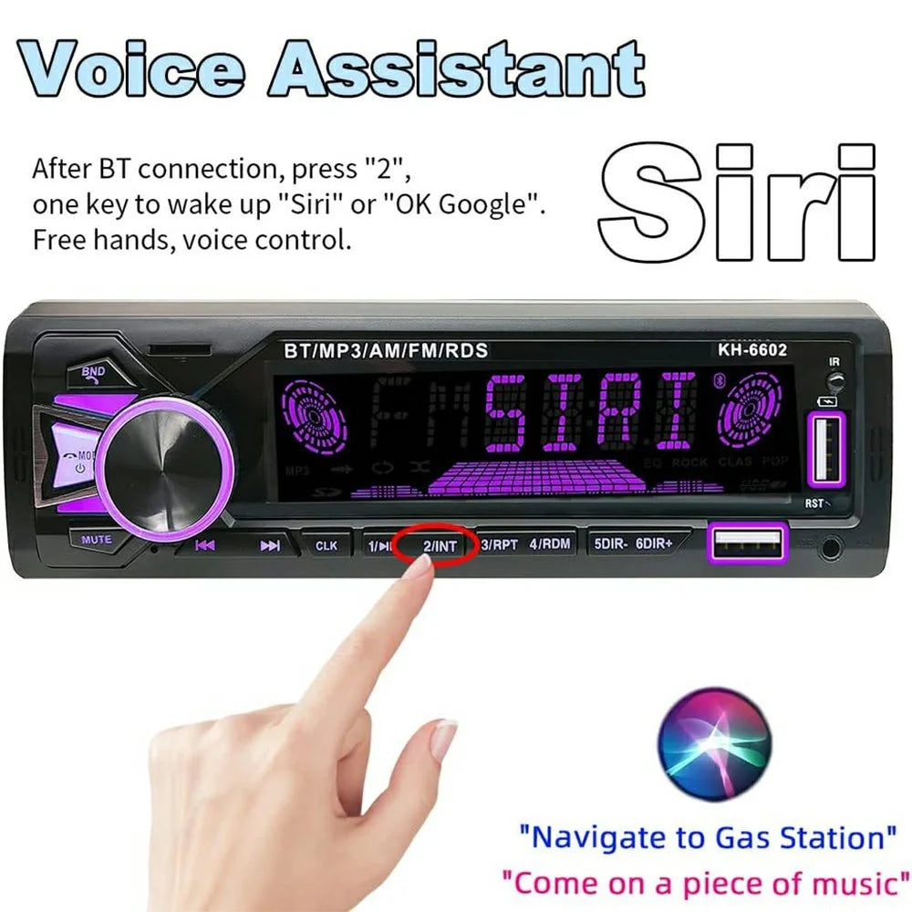 1789 Smart Bluetooth-compatible Lossless Music Car MP3 Player TF / U-Disk / AUX FM Radio Car Player - 3