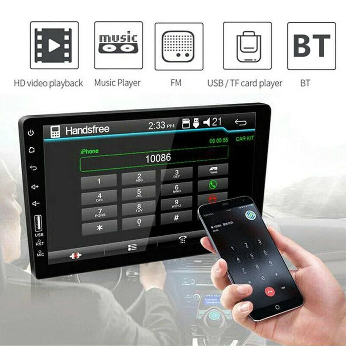 RH753B 9 Inch Touch Screen Car MP5 Player Multimedia Stereo FM Radio with Mic and 4 LED Rear View Camera - 3